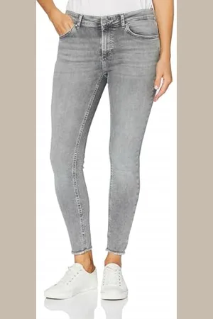 ONLY CARWILLY Life Reg SK Ank JN REA0918 Noos Jeans, Grigio Denim, 54W x 32L Donna