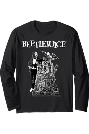 BEETLEJUICE Cimitero Scena Horror Art Maglia a Manica