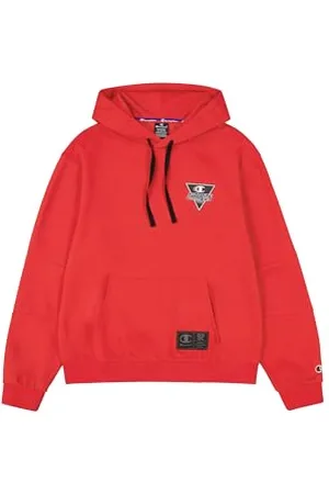 Champion Legacy Modern Sport (220363) -Poly-Cotton Rain Interlock Felpa con Cappuccio, (CRD), XS Uomo