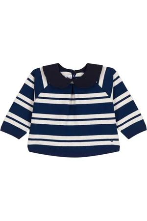 Petit Bateau A0BE3 Felpa A Maniche Lunghe Bimba 0-24 24 Mesi