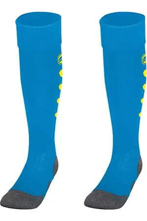 Jako Calzettoni Roma Blu/Giallo Fluo, 43-46 Unisex-Adulto