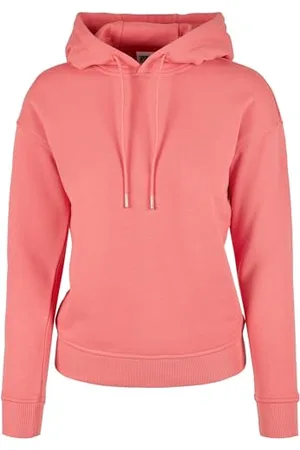 Urban classics Felpa con Cappuccio Donna Invernale, Pullover Caldo Manica Lunga, Maglione Pesante per Ragazza, Colore pale pink, Taglia L