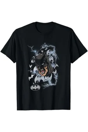 DC Comics Originals Batman Shouts Lightning Bats Maglietta