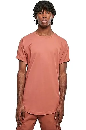 Urban classics Maglietta Uomo A Maniche Corte, T-Shirt Uomo, (Terracotta), 4XL Plus