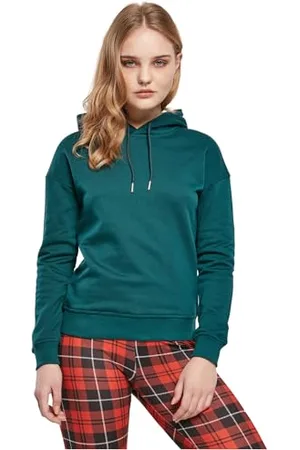 Urban classics Felpa con Cappuccio Donna Invernale, Pullover Caldo Manica Lunga, Maglione Pesante per Ragazza, Colore jasper, Taglia L