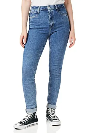 Calvin Klein Vita Alta Skinny Jeans, , 30W / 30L Donna