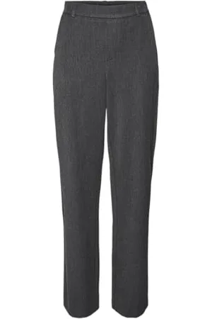 VERO MODA Vmmaya MW Straight Solid Pant Noos Pantaloni, , XXL x 32L Donna