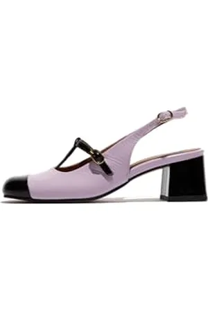Fly London SOLN083FLY, Mary Jane Donna, Black/Violet, 39 EU