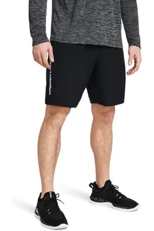 Under Armour Uomo UA Woven Wdmk Shorts, Pantaloncini Uomo Sportivi, Nero, XXL