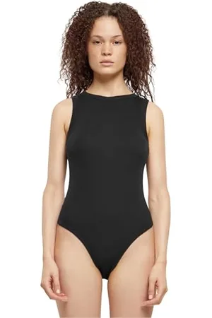 Urban classics Ladies Rib Tank Body, Body, Black, L