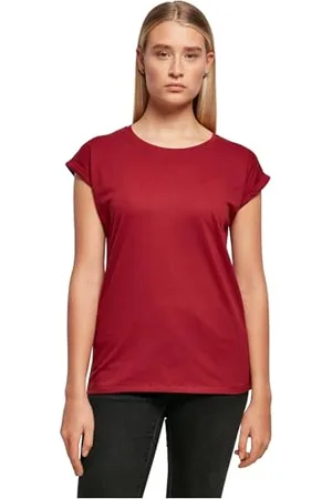 Build Your Brand Ladies Extended Shoulder Tee Maglietta, , XXL Donna