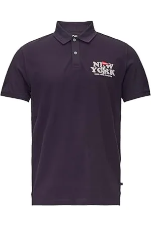 QS by s.Oliver 2150064 Polo con Stampa Peanuts, , XL Uomo