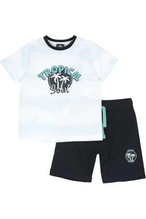 chicco Completo Bambino, con Maglietta e Pantaloncini, in Morbido Tessuto, Designed in Italy, Abbigliamento Bambini