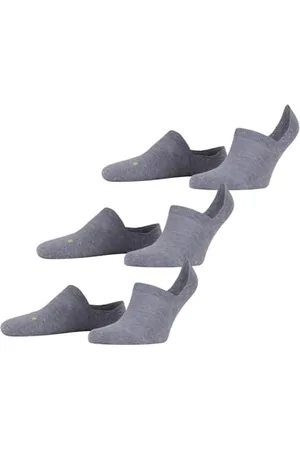Falke Cool Kick Invisible Multipack U In morbidi traspiranti asciugatura rapida invisibili tinta unita confezione di 3 paia, Calzini fantasmini Unisex - Adulto, , 42-43