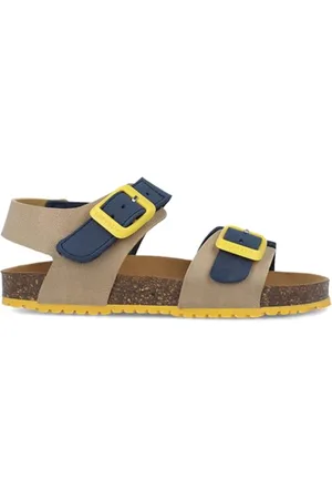 Garvalin 252474, Sandali, Beige/Blu Navy, 23 EU