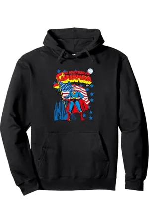 DC Comics Originals Superman Save The World Felpa con Cappuccio
