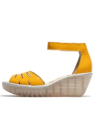 Fly London YELU545FLY, Sandal Donna, Yellow, 36 EU