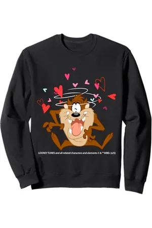 LOONEY TUNES Taz Spinning Hearts Fun Felpa