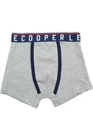 Lee Boxer, Bambini, Ragazzo, Ragazza, (da 6 a 16 Anni), Mutande, Pantaloncini, Boxer, Mutandine, Intimo per Bambini, Morbido, Caldo, Traspirante, Modello GLC038 Kids S1-14A, Gris