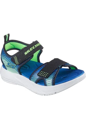 Skechers Microspec-Splash, Sandali Bassi da Bambino, Black, 31