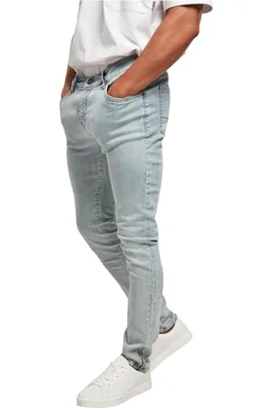 Urban classics Jeans Slim Fit Zip Pantaloni, , 28W x 32L Uomo