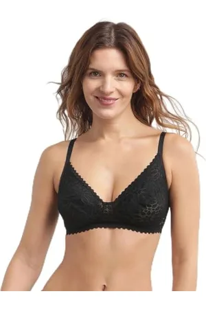 Dim Reggiseno Donna senza Ferretto in Pizzo Daily Dentelle x1, , 3D