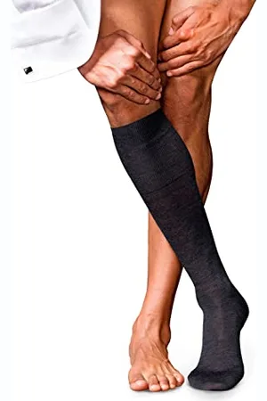 Falke No. 6 M Kh lana seta al ginocchio tinta unita 1 paio, Calzini lunghi Uomo, , 45-46