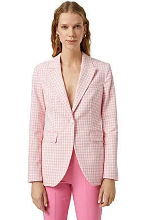 Koton Pocket Detail One Button Blazer Jacket Giacca, (2c7), 40 Donna