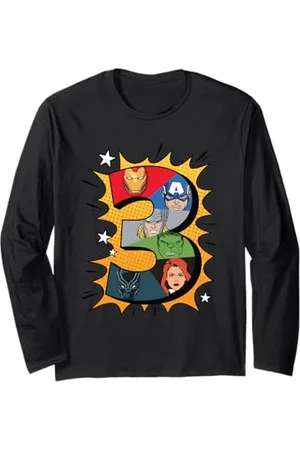 Marvel Comics 3 Compleanno Maglia a Manica