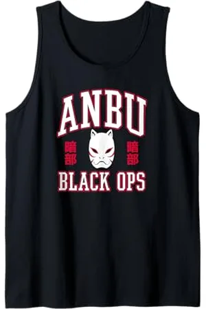 Naruto Shippuden Anbu Black Ops con maschera Anime Canotta