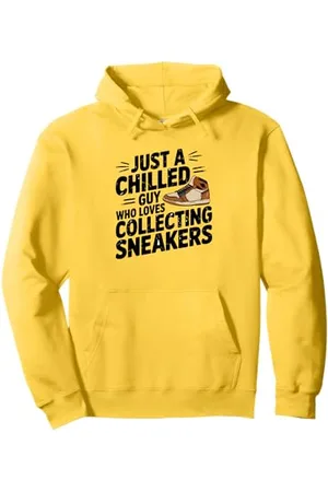 Logiamerch Funny Solo un ragazzo freddo che ama collezionare scarpe da ginnastica Felpa con Cappuccio