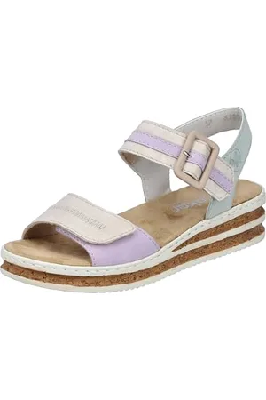 Rieker 62900, Sandali con Zeppa Donna, , 39 EU