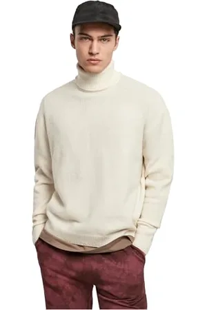 Urban classics Felpa Oversize con Collo Arrotolato Maglia di Tuta, , M Uomo