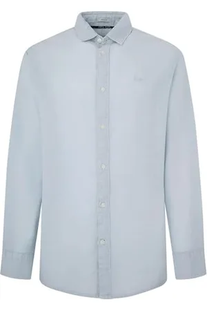 Pepe Jeans Paytton, Camicia Uomo, (Oxford Blue),L