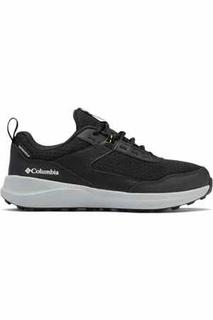 Columbia Hatana WP, Scarpe Da Trekking Basse Unisex - bambini e ragazzi, Black/White , 32 EU