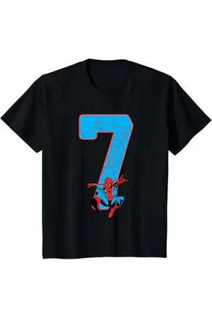 Marvel Bambino Spider-Man 7 Compleanno Maglietta