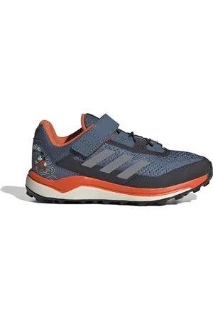 adidas Terrex Disney Agravic Flow Trail Running Shoe, Scarpe Unisex-Adulto, Wonder Steel/Grey/Semi Impact Orange, 33 EU
