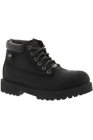 Skechers SERGEANTS VERDICT, Stivali Uomo, Nero (Black Waterproof Leather), 46 EU