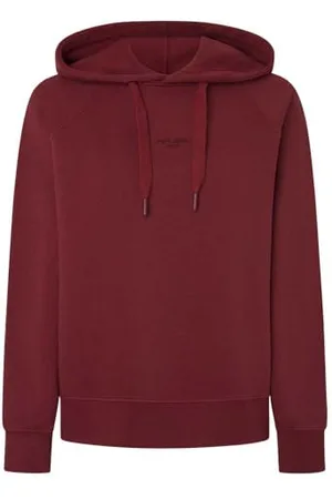 Pepe Jeans Felicity Hoodie Maglia di Tuta, (Burnt Red), S Donna