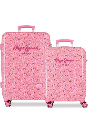 Pepe Jeans Alenka Set di valigie 55/68 cm Rigido 5,65 kg Chiusura TSA ABS 5,65 kg 126,66 L estensibile bagaglio a mano, , Taglia unica, Set di valigie
