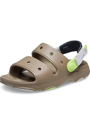 Crocs Unisex Bambino All Terrain Sandal K Sandalo, Khaki/Multi, 29/30 EU