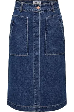 JDY Olivia Olivia HW Skirt Db DNM Noos, , XL Donna
