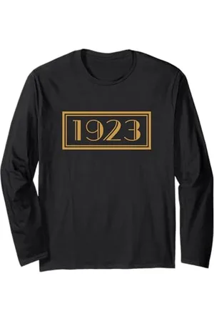 Champion 1923 Serie Yellowstone Stagione Grafica Artwork Gold Fan Maglia a Manica