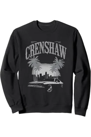 NineBlack Crenshaw Vintage Retro Estetica Felpa