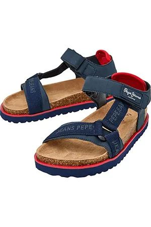 Pepe Jeans Berlin Monday B, Sandali Bambini e ragazzi, Blu (blu marino), 32 EU