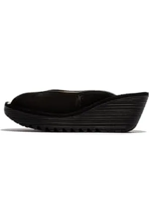 Fly London YOUN554FLY, Sandal Donna, Black, 40 EU