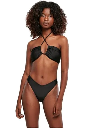 Urban classics Bikini Donna, Costumi da Bagno Donna a Due Pezzi, String Bikini Incrociato, Set Bikini e Slip, Taglie Forti Disponibili, Taglie XS - 5XL