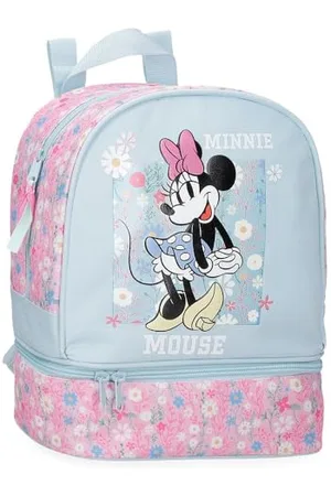 Disney Minnie Happy Zaino per bambini, zaino scolastico, realizzato in poliestere, tasche laterali, spalline larghe regolabili, maniglia superiore per appenderla, sistema magic Fix.