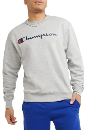 Champion Graphic Powerblend Fleece Crew Maglia di Tuta, , L Uomo