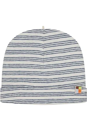 loud + proud Streifen mit Leinen und Bio Baumwolle, GOTS Zertifiziert Berretto, , 46-48 Unisex-Bambini e Ragazzi